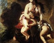 Medea about to Kill her Children - 欧仁·德拉克洛瓦